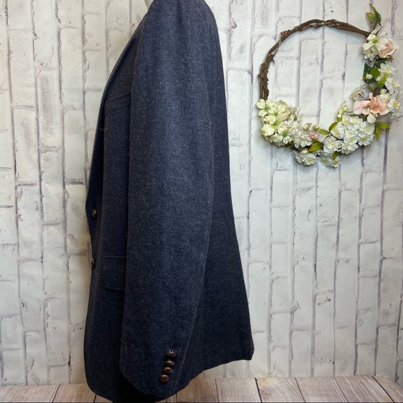 Nordstrom Vintage Broadmoor & Pike Gray Wool Blazer - Picture 5 of 10